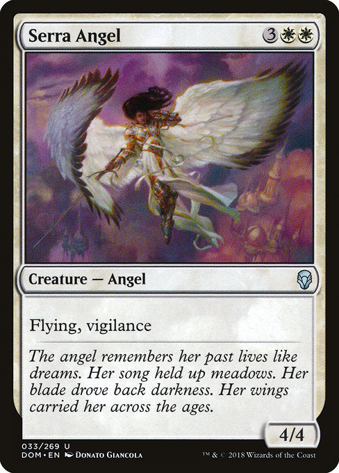 Serra Angel [Dominaria] - Evolution TCG