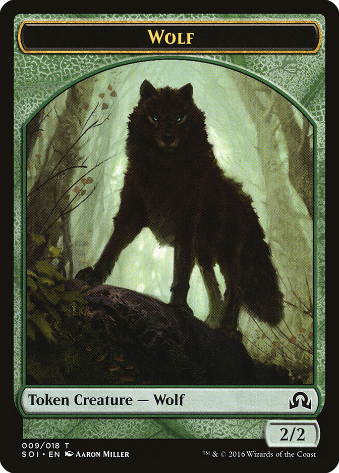 Wolf [Shadows over Innistrad Tokens] - Evolution TCG