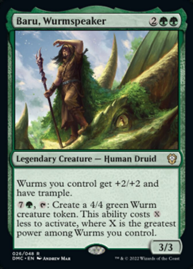 Baru, Wurmspeaker [Dominaria United Commander] - Evolution TCG