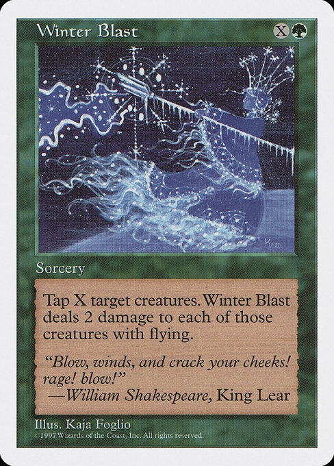 Winter Blast [Fifth Edition] - Evolution TCG