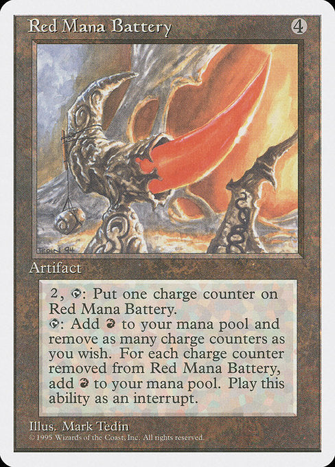 Red Mana Battery [Fourth Edition] - Evolution TCG