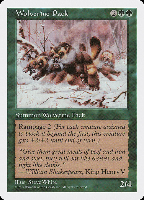 Wolverine Pack [Fifth Edition] - Evolution TCG