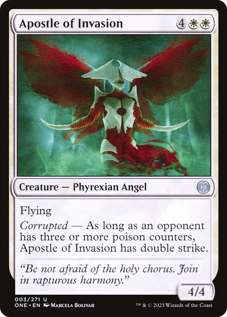 Apostle of Invasion [Phyrexia: All Will Be One] - Evolution TCG