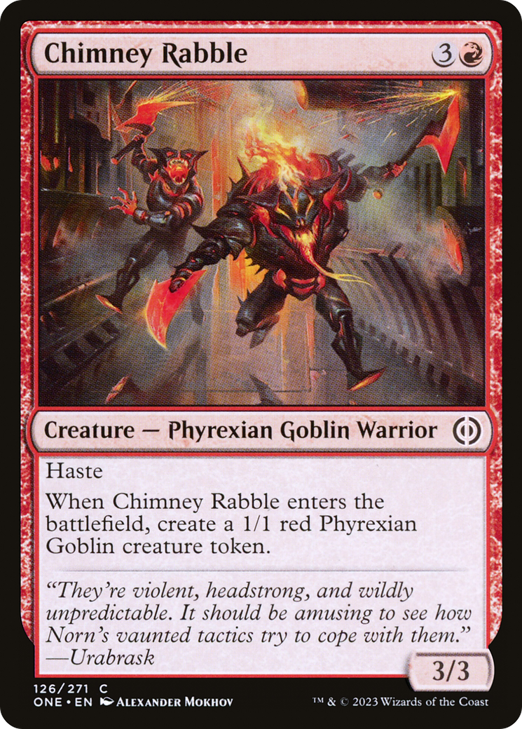 Chimney Rabble [Phyrexia: All Will Be One] - Evolution TCG