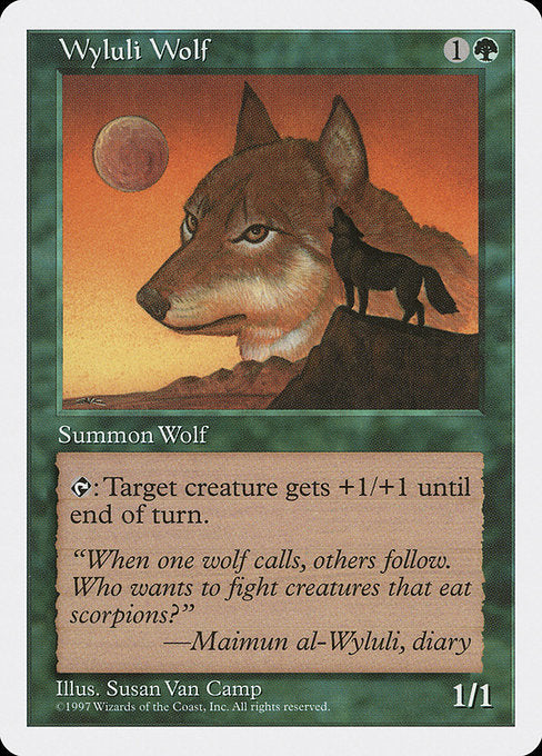 Wyluli Wolf [Fifth Edition] - Evolution TCG