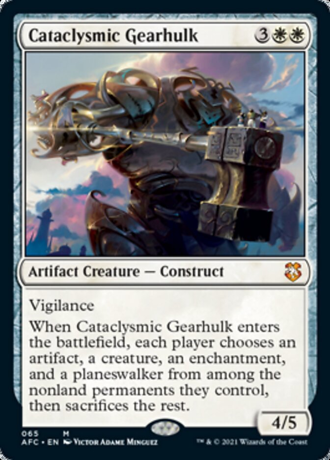 Cataclysmic Gearhulk [Dungeons & Dragons: Adventures in the Forgotten Realms Commander] - Evolution TCG