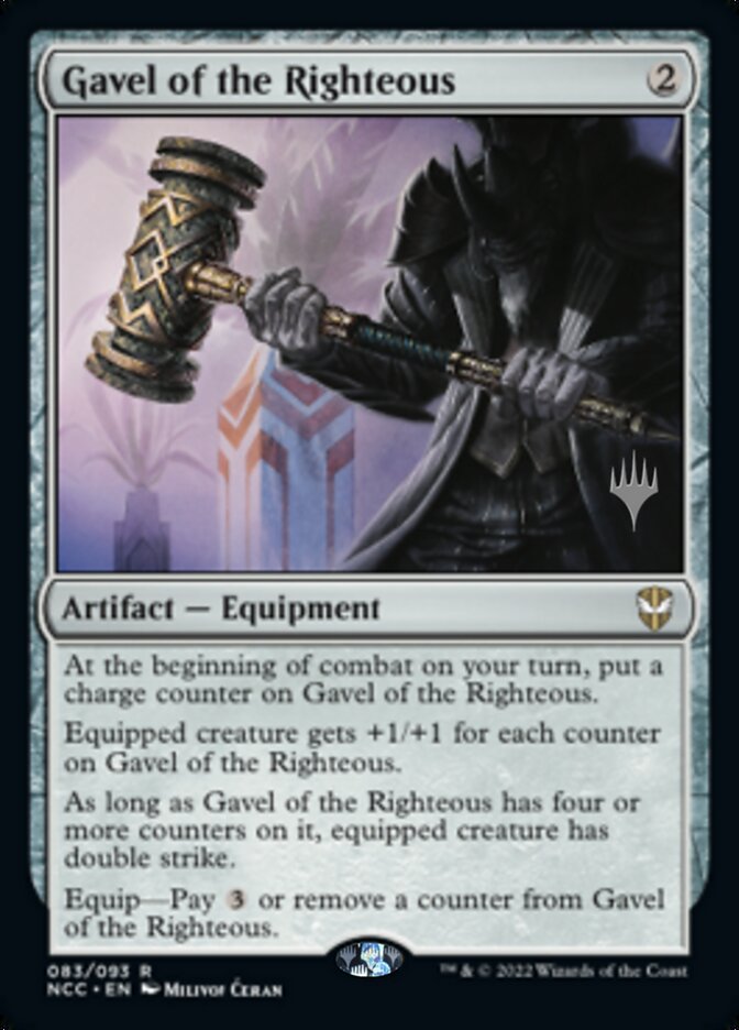 Gavel of the Righteous (Promo Pack) [Streets of New Capenna Commander Promos] - Evolution TCG
