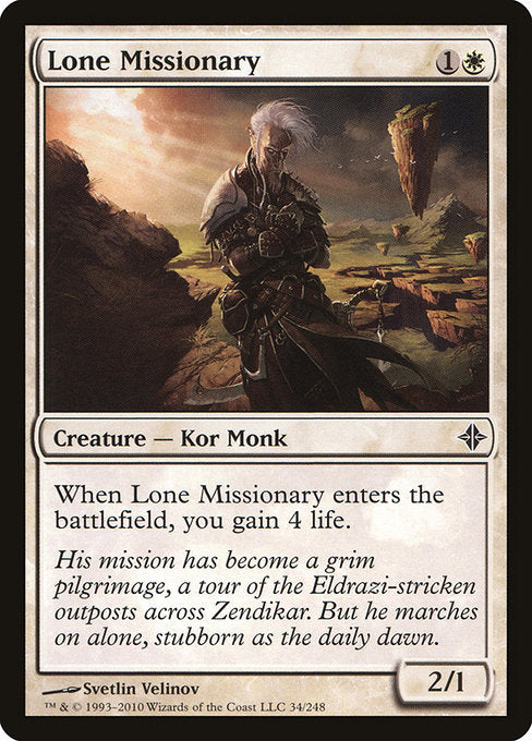 Lone Missionary [Rise of the Eldrazi] - Evolution TCG