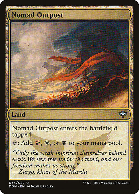 Nomad Outpost [Duel Decks: Speed vs. Cunning] - Evolution TCG