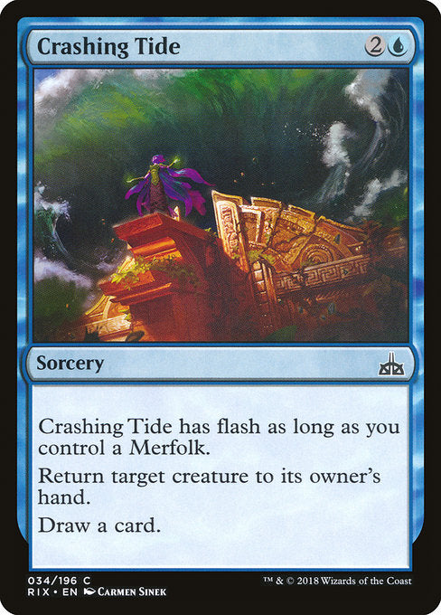 Crashing Tide [Rivals of Ixalan] - Evolution TCG