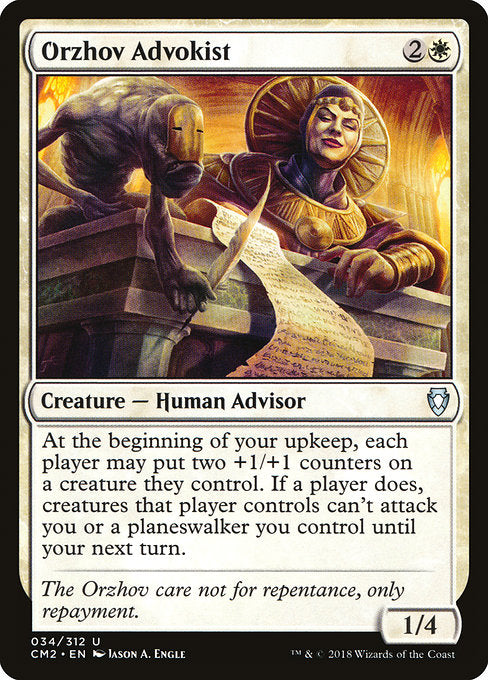 Orzhov Advokist [Commander Anthology Volume II] - Evolution TCG