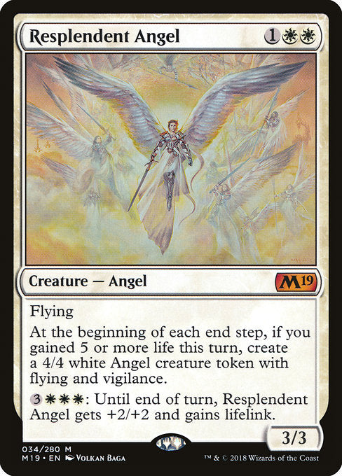 Resplendent Angel [Core Set 2019] - Evolution TCG