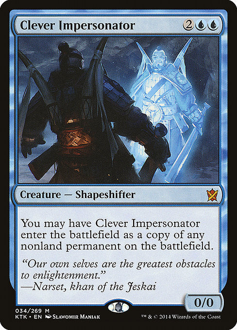 Clever Impersonator [Khans of Tarkir] - Evolution TCG