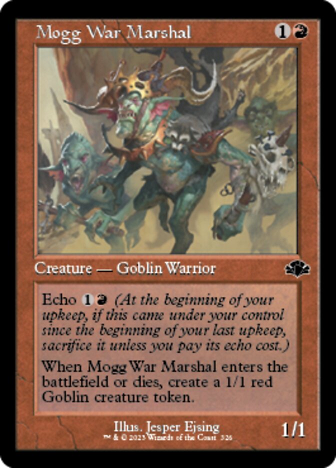 Mogg War Marshal (Retro) [Dominaria Remastered] - Evolution TCG