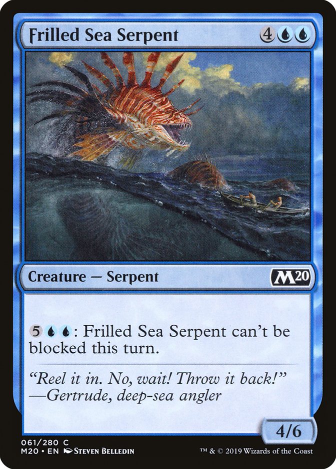 Frilled Sea Serpent [Core Set 2020] - Evolution TCG