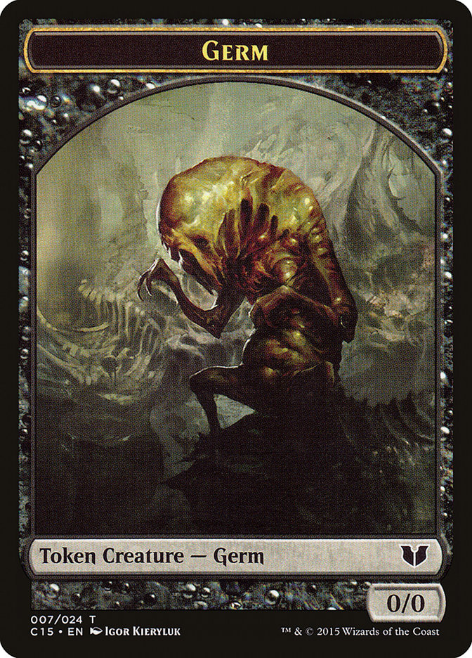 Germ // Zombie Double-Sided Token [Commander 2015 Tokens] - Evolution TCG