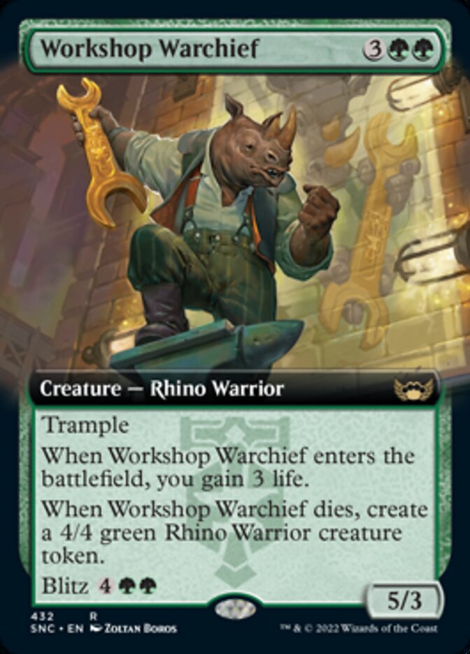 Workshop Warchief (Extended Art) [Streets of New Capenna] - Evolution TCG