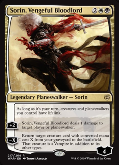Sorin, Vengeful Bloodlord [War of the Spark] - Evolution TCG