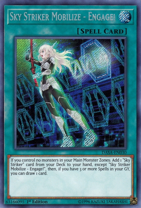 Sky Striker Mobilize - Engage! [DASA-EN030] Secret Rare - Evolution TCG