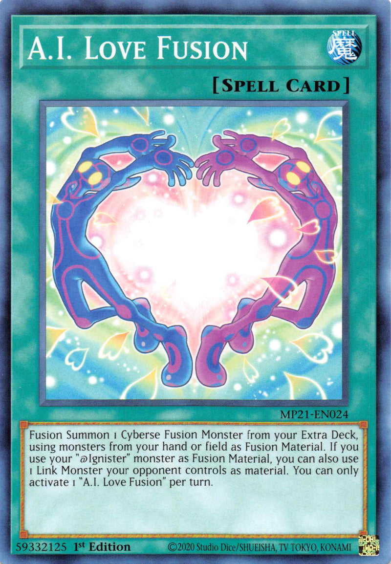 A.I. Love Fusion [MP21-EN024] Common - Evolution TCG