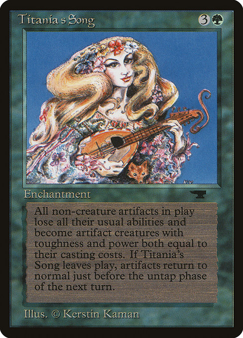 Titania's Song [Antiquities] - Evolution TCG