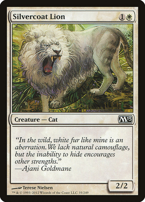 Silvercoat Lion [Magic 2013] - Evolution TCG