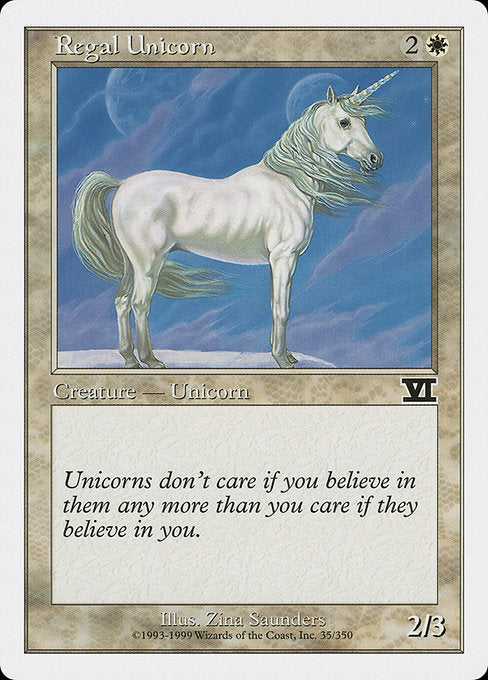 Regal Unicorn [Classic Sixth Edition] - Evolution TCG