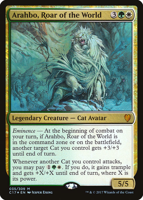 Arahbo, Roar of the World [Commander 2017] - Evolution TCG