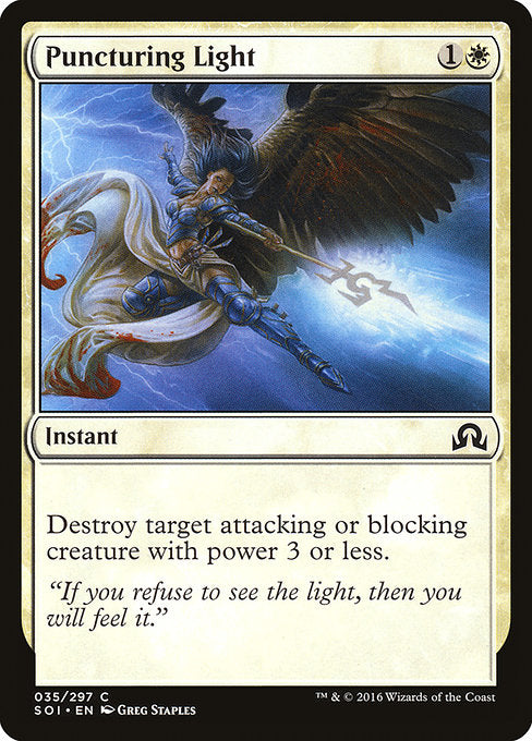 Puncturing Light [Shadows over Innistrad] - Evolution TCG