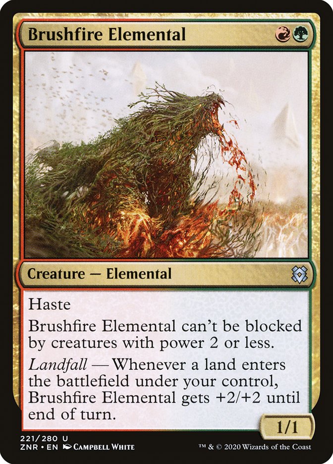 Brushfire Elemental [Zendikar Rising] - Evolution TCG