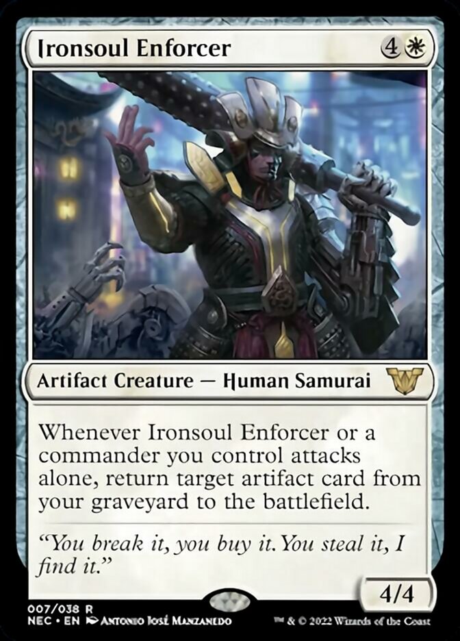 Ironsoul Enforcer [Kamigawa: Neon Dynasty Commander] - Evolution TCG