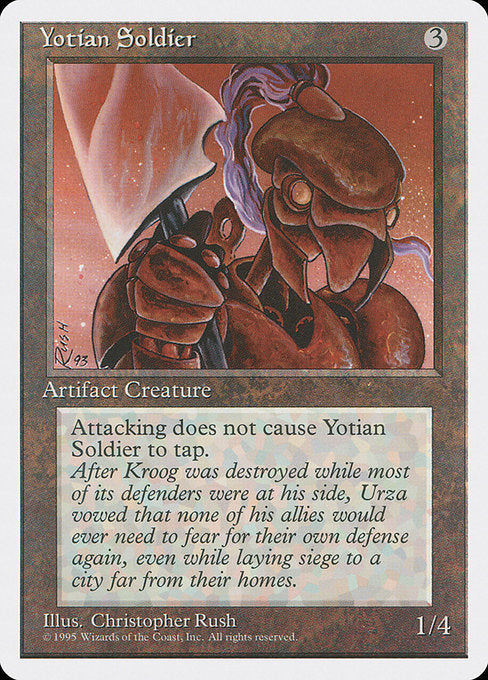 Yotian Soldier [Fourth Edition] - Evolution TCG