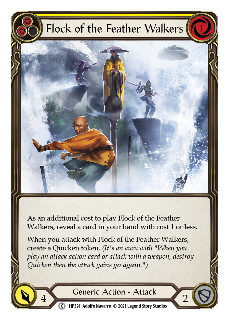 Flock of the Feather Walkers (Yellow) [1HP391] (History Pack 1) - Evolution TCG
