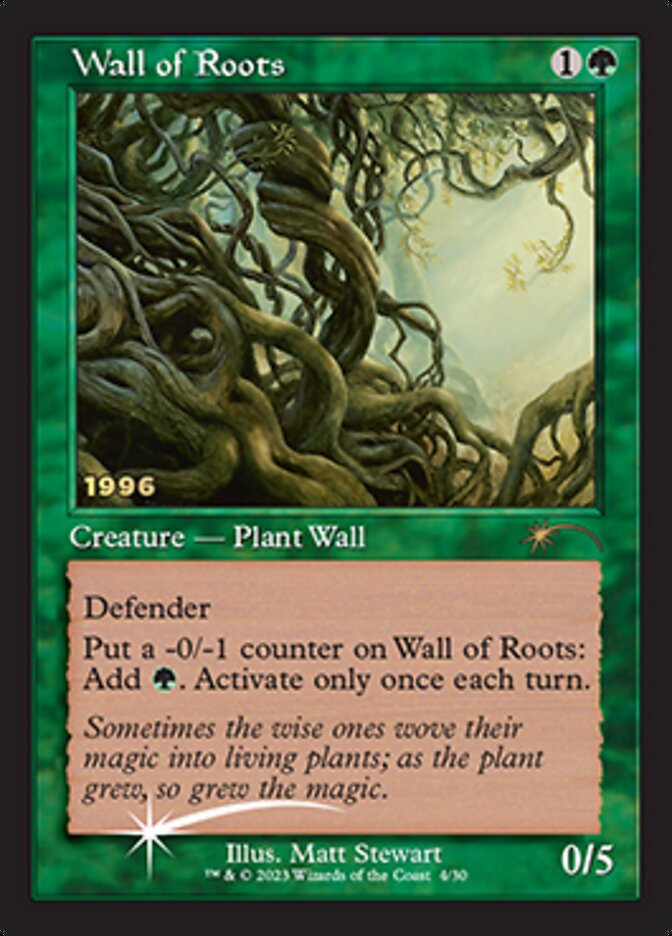 Wall of Roots [30th Anniversary Promos] - Evolution TCG