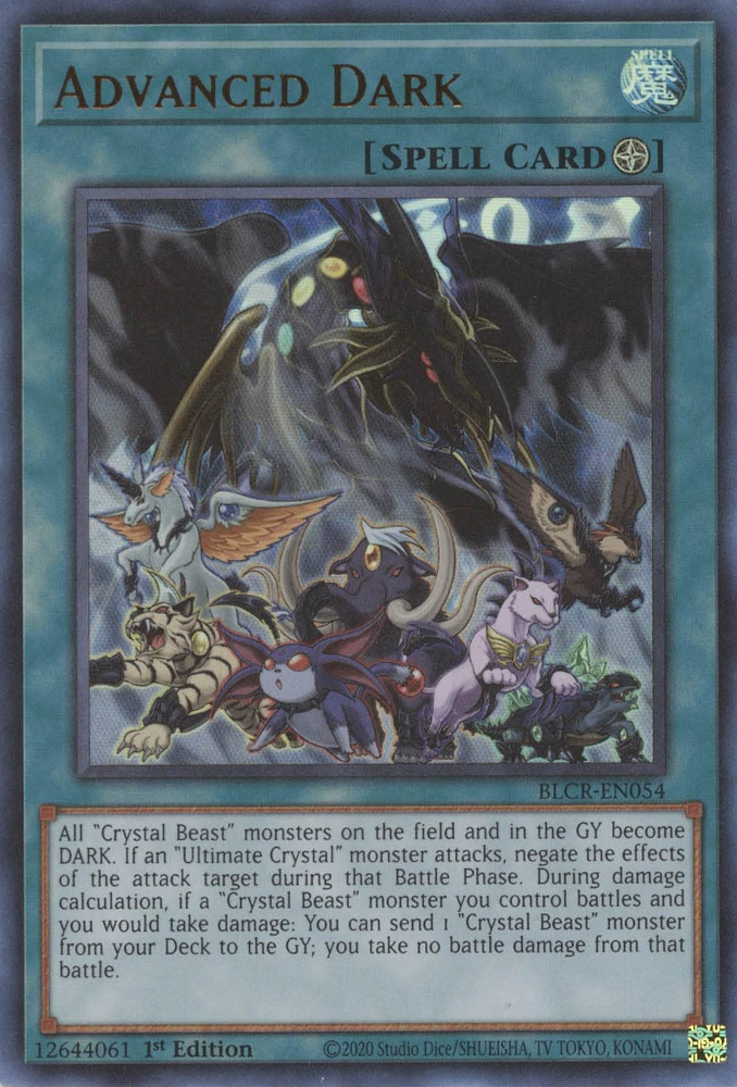 Advanced Dark [BLCR-EN054] Ultra Rare - Evolution TCG