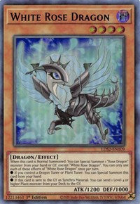 White Rose Dragon (Green) [LDS2-EN109] Ultra Rare - Evolution TCG