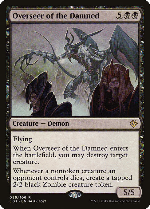 Overseer of the Damned [Archenemy: Nicol Bolas] - Evolution TCG