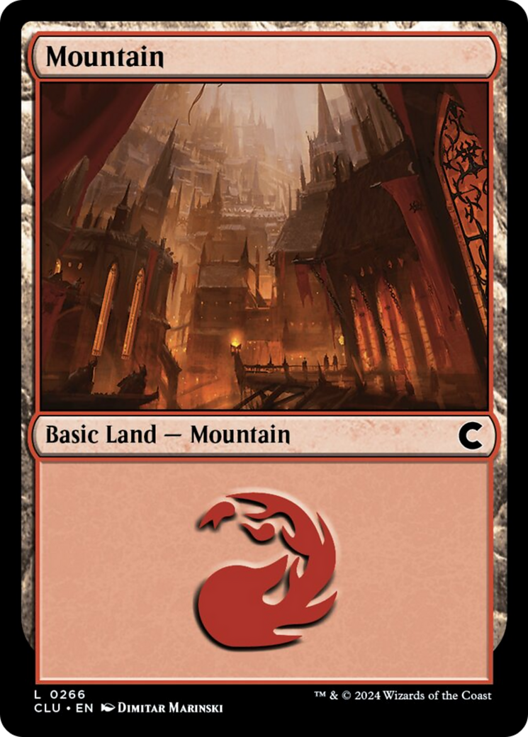 Mountain (0266) [Ravnica: Clue Edition] - Evolution TCG