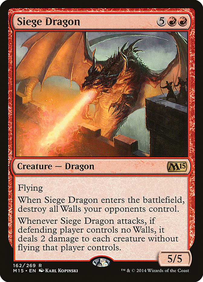 Siege Dragon [Magic 2015] - Evolution TCG