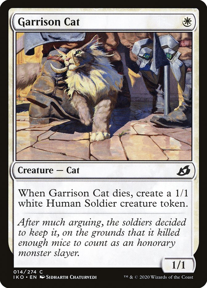Garrison Cat [Ikoria: Lair of Behemoths] - Evolution TCG