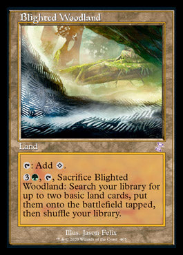 Blighted Woodland (Timeshifted) [Time Spiral Remastered] - Evolution TCG