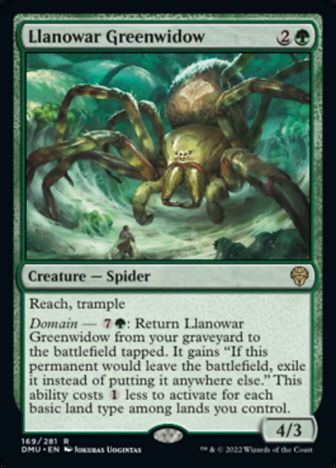 Llanowar Greenwidow [Dominaria United] - Evolution TCG