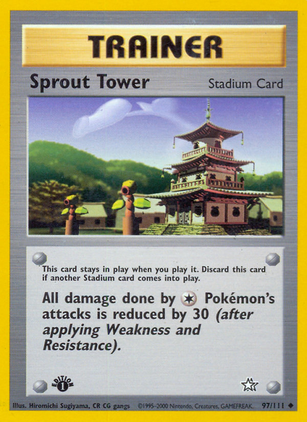 Sprout Tower (97/111) [Neo Genesis 1st Edition] - Evolution TCG