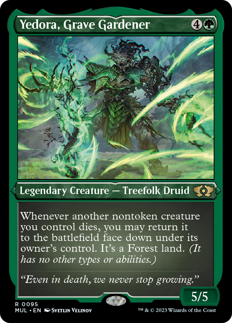 Yedora, Grave Gardener (Foil Etched) [Multiverse Legends] - Evolution TCG