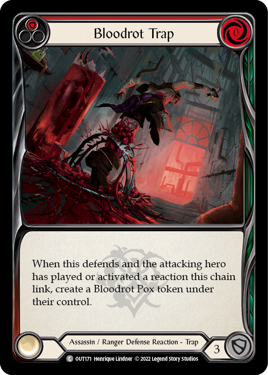 Bloodrot Trap (Red) [OUT171] (Outsiders) - Evolution TCG