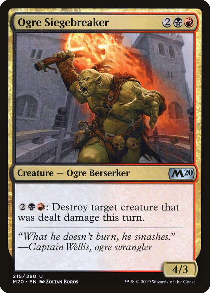 Ogre Siegebreaker [Core Set 2020] - Evolution TCG