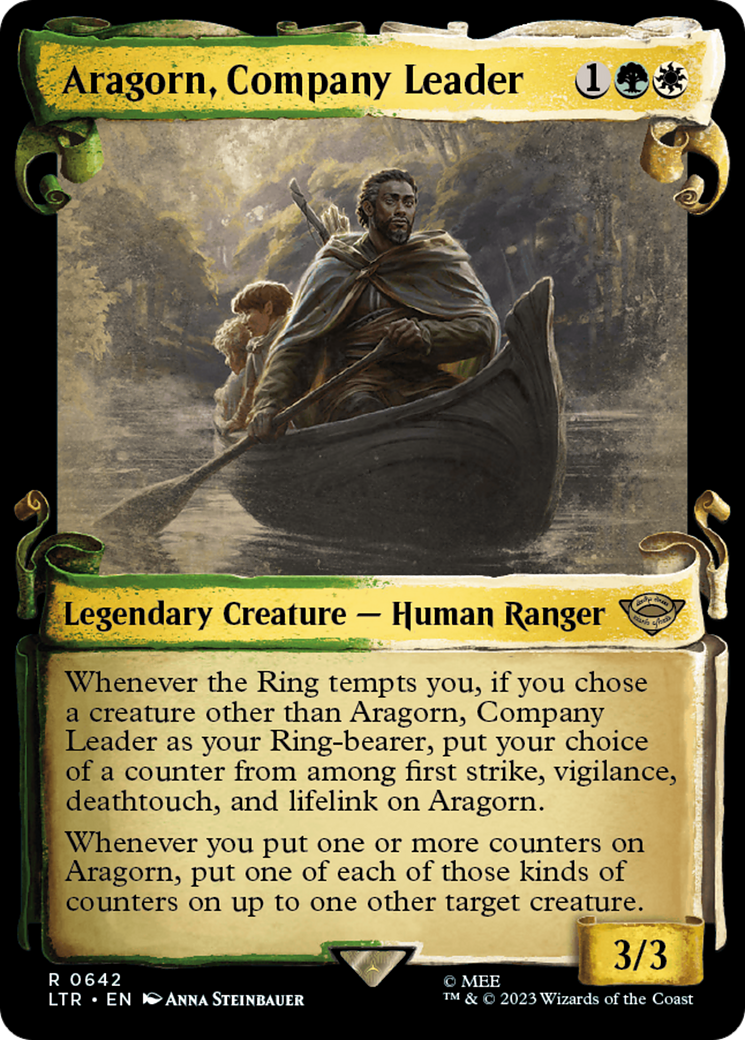 Aragorn, Company Leader [The Lord of the Rings: Tales of Middle-Earth Showcase Scrolls] - Evolution TCG