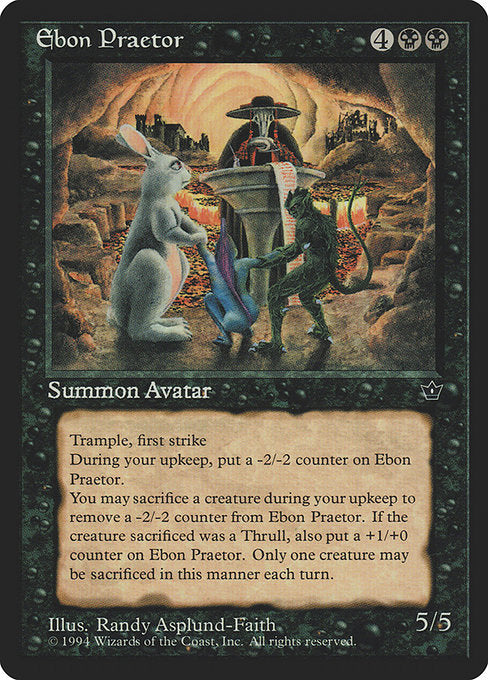 Ebon Praetor [Fallen Empires] - Evolution TCG