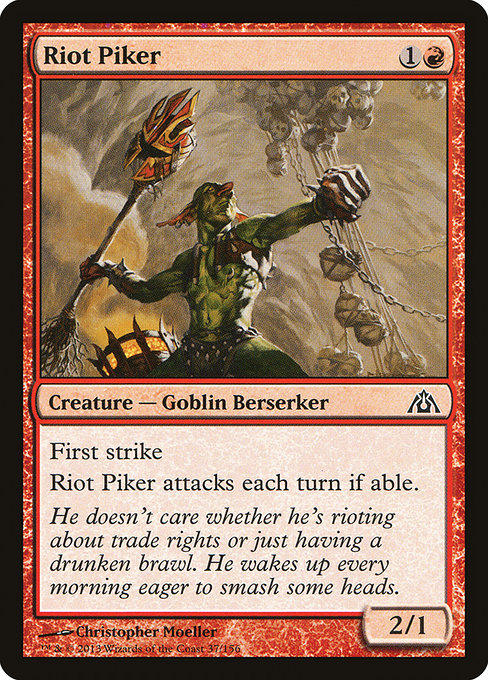 Riot Piker [Dragon's Maze] - Evolution TCG