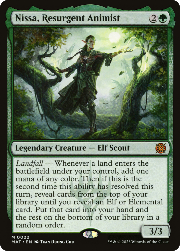 Nissa, Resurgent Animist [March of the Machine: The Aftermath] - Evolution TCG